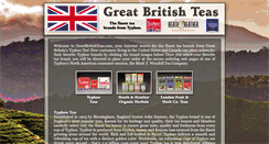 Desktop Screenshot of greatbritishteas.com